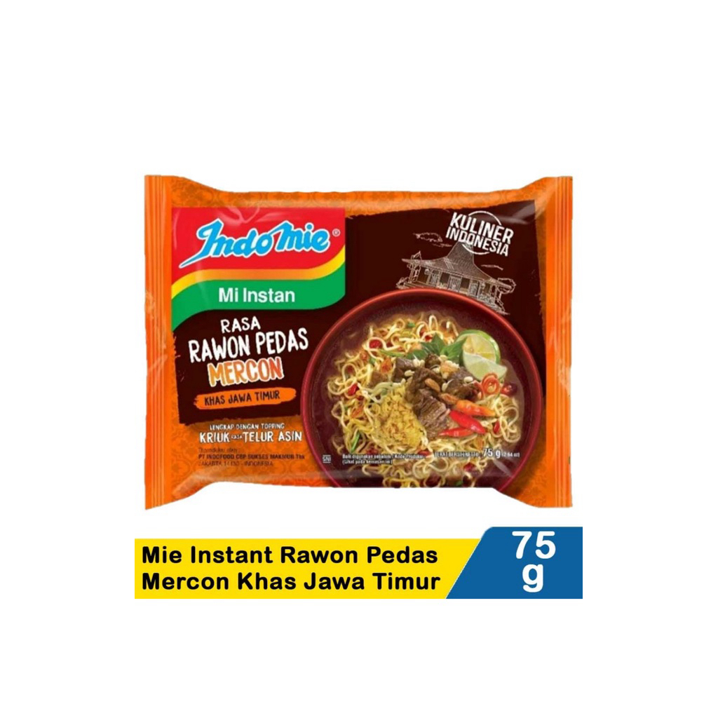 

Indomie Rasa Rawon Pedas Mercon