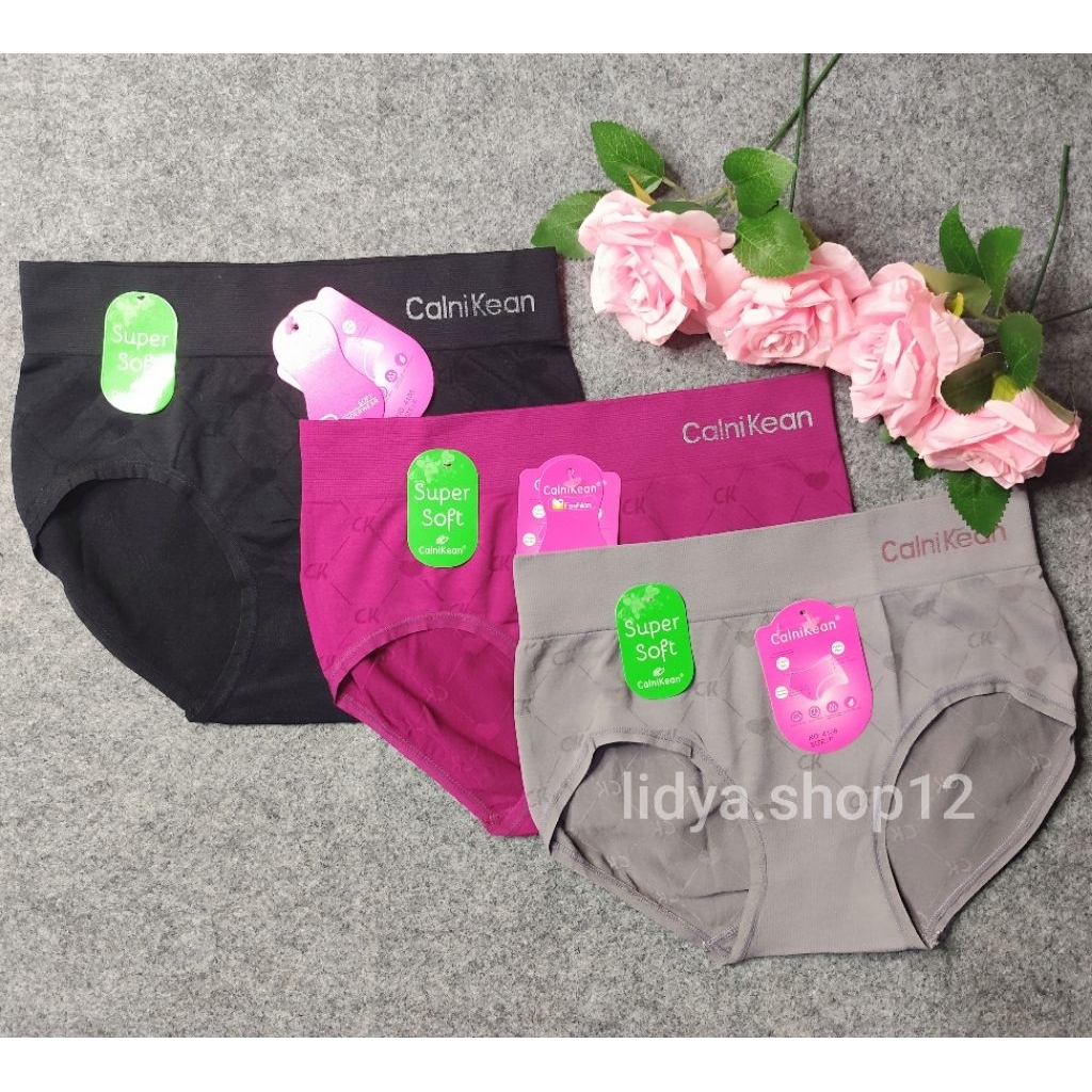 celana dalam wanita rajut seamless cd rajut calni kean extra comfort