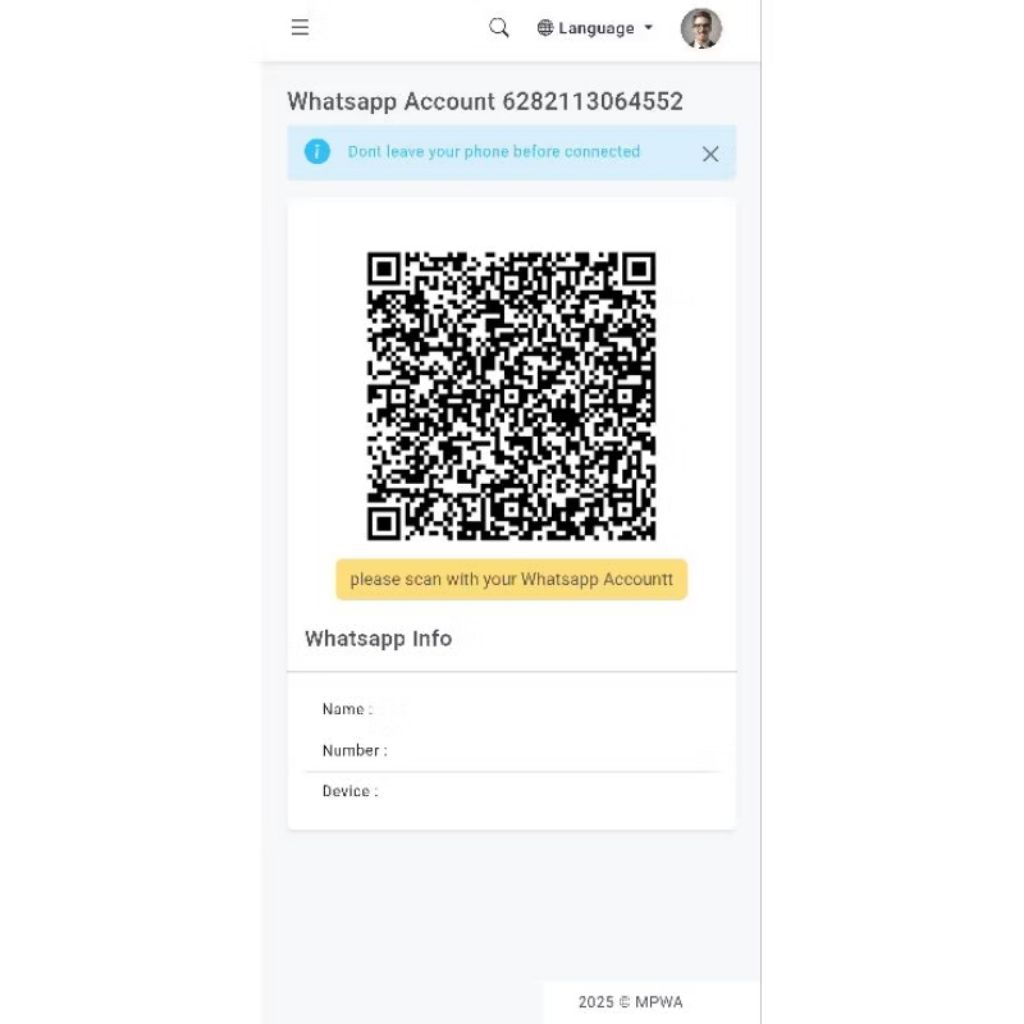 Source code (Script) Whatsapp Gateway V9.5.5 Multi Device | 100% NO-ENC || Update Terbaru 2025 || Ne