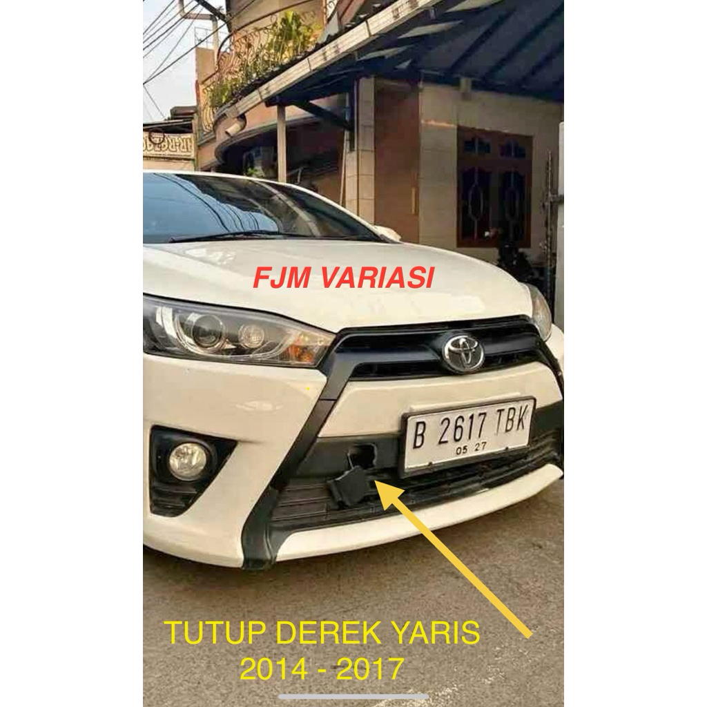 COVER CAVER TUTUP DEREK BEMPER BUMPER TOING DEPAN SEMUA MOBIL  TOYOTA YARIS G LELE 2014 2015 2016 20