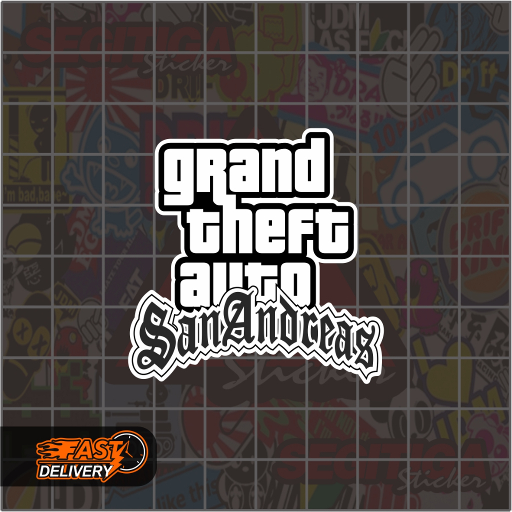 

Sticker GTA SA Ukuran 5 x 5 Cm