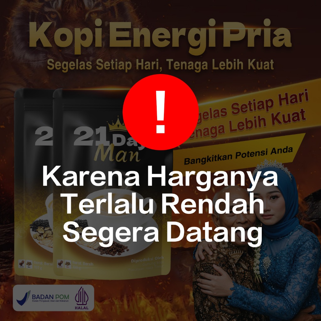 

【21Days Coffee】Kopi Pria- Maca - Rekomendasi Juara Olimpiade