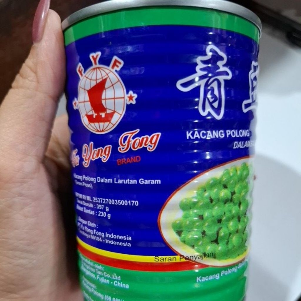 

KACANG POLONG / JING TO / GREEN PEAS - FYF 394gr