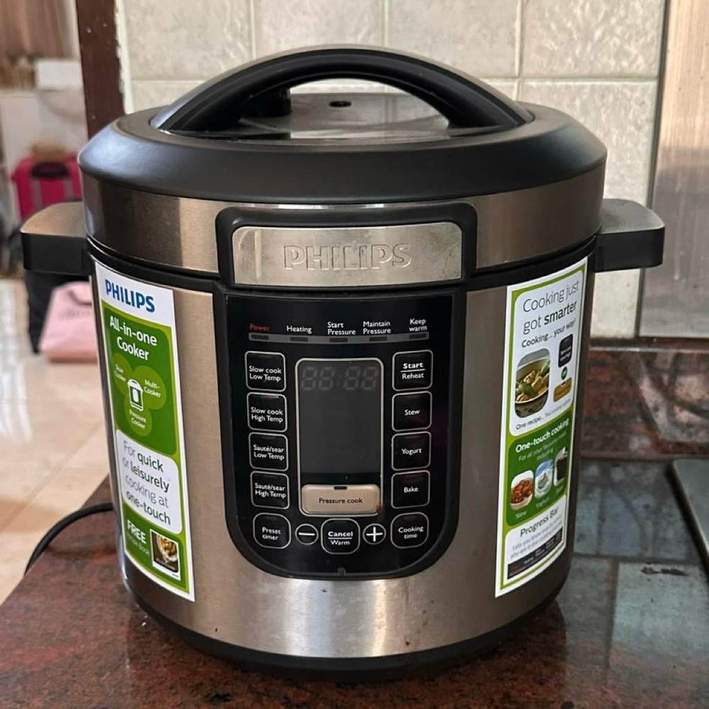[Preloved Like New] Phillips HD2237 Pressure Cooker Panci Presto Slow Cooker Phillips