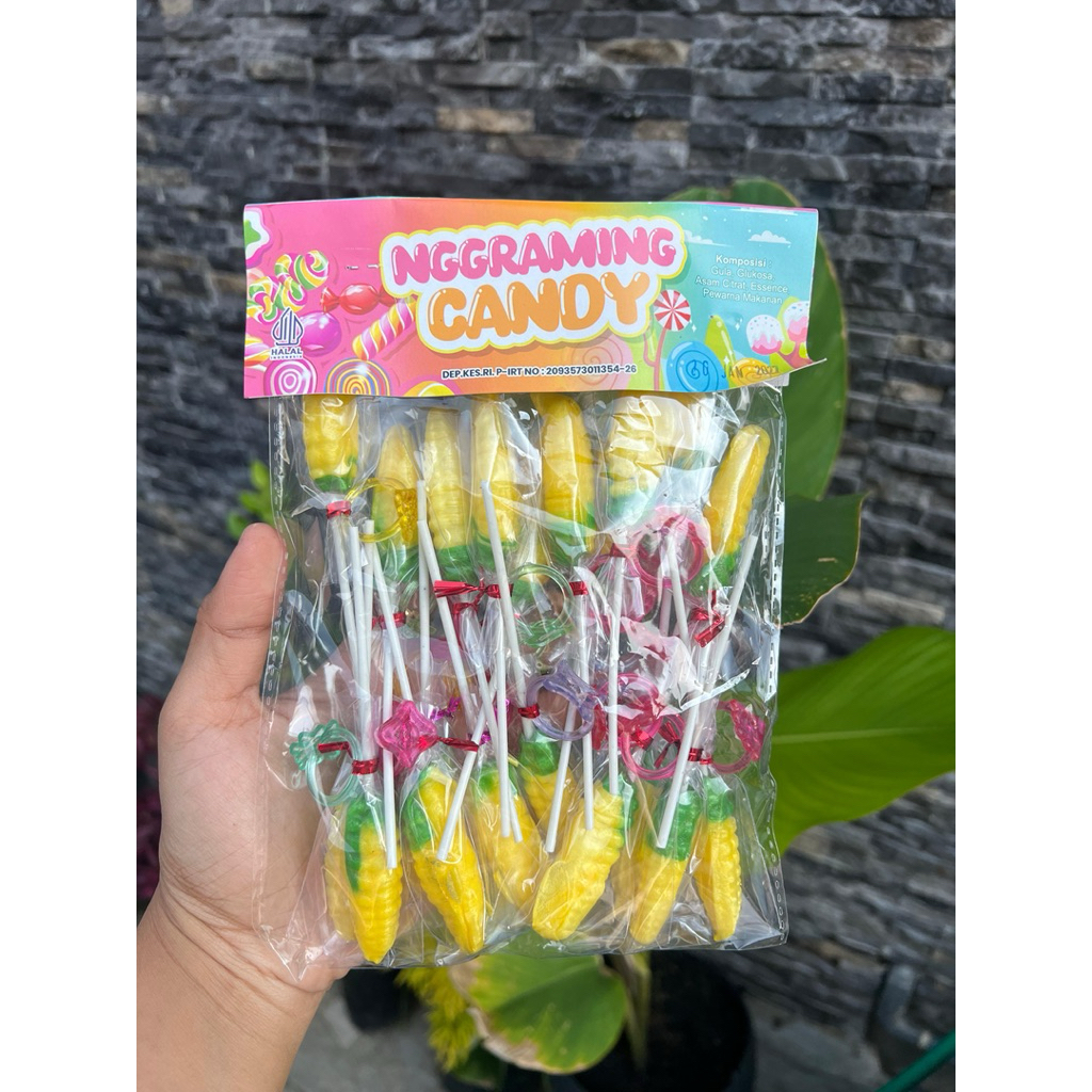 

PERMEN LOLIPOP JAGUNG CINCIN ISI 20 PCS NGGRAMING CANDY LOLIPOP