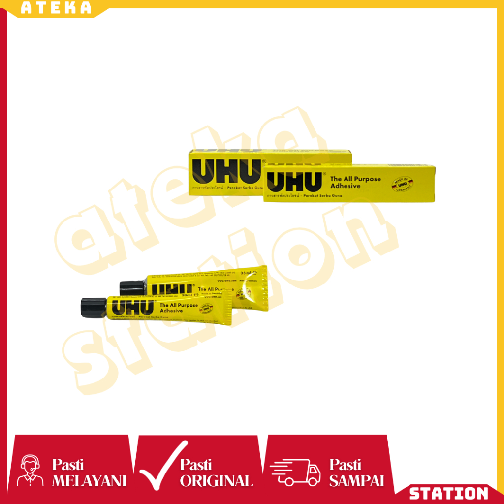 

Lem UHU Cair Serbaguna 20 ml / 35 ml