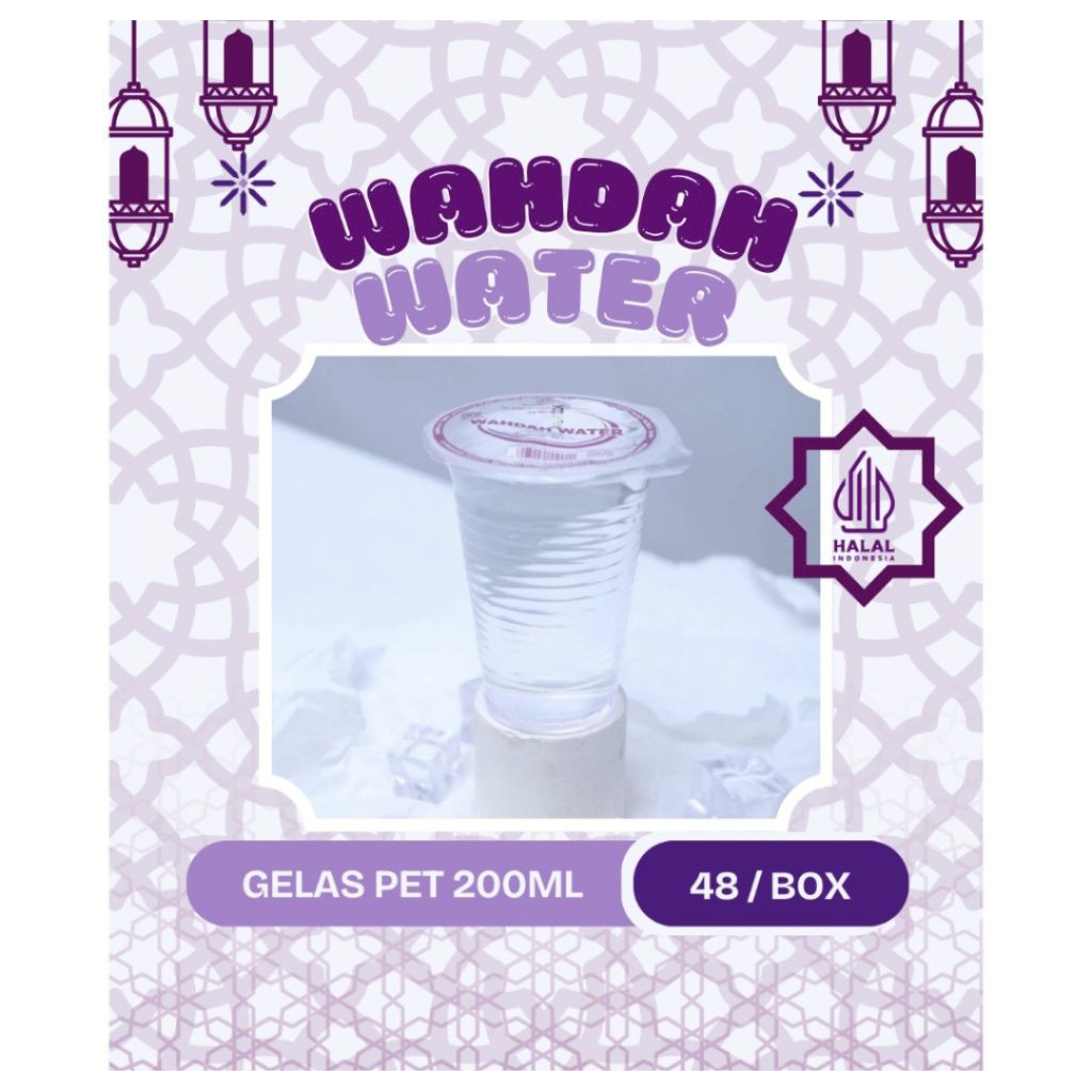 

WAHDAH WATER GELAS 200 ML