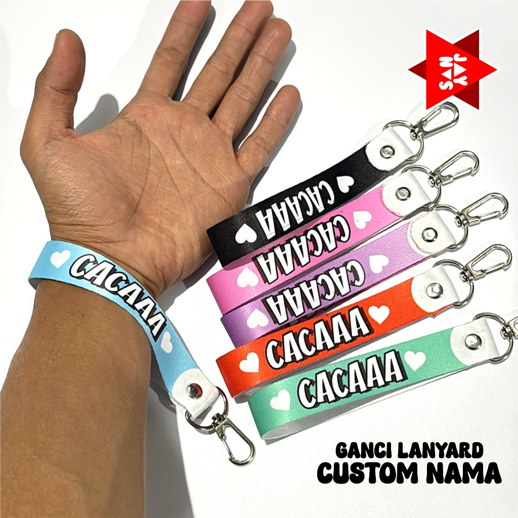 

GANCI LANYARD CUSTOM NAMA BEBAS