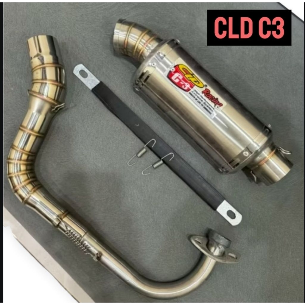 KNALPOT RACING CLD C3 OVAL 20 MIO SPORTY BEAT SCOOPY KNALPOT RACING CLD MATIC KNALPOT RACING CLD C3 