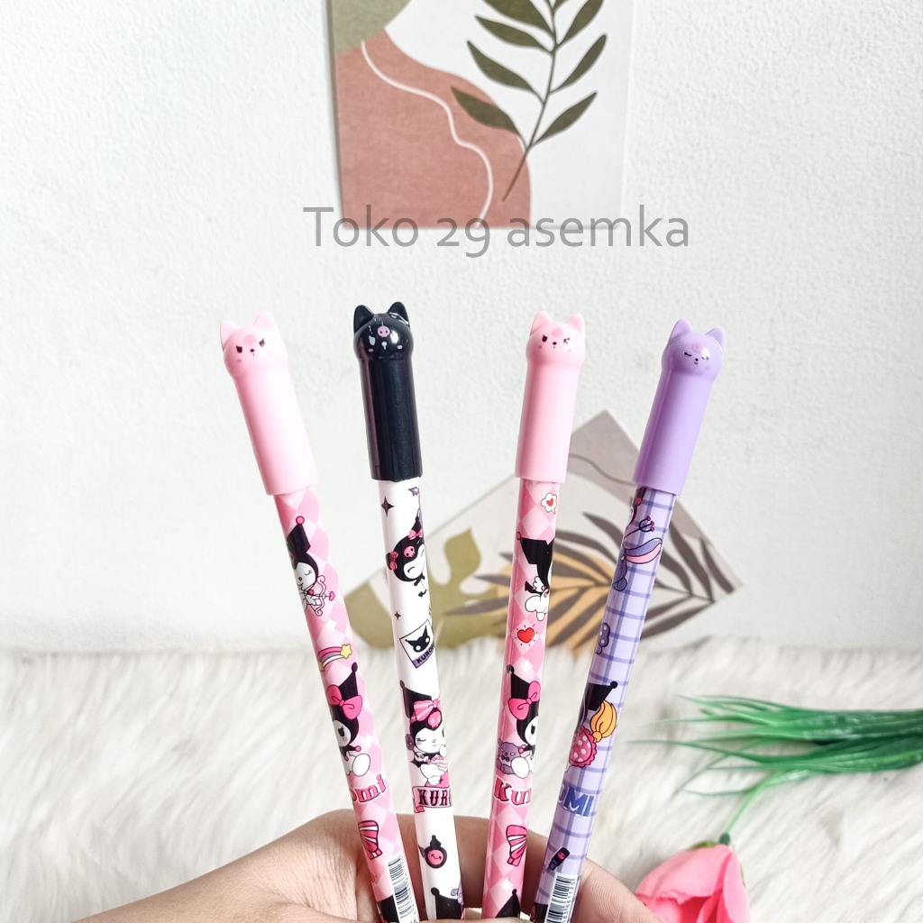 

PULPEN STANDAR KUPING KUROMI PG-2018 BOLPOIN LUCU ANAK ALAT TULIS KANTOR SEKOLAH MURAH TERMURAH COD