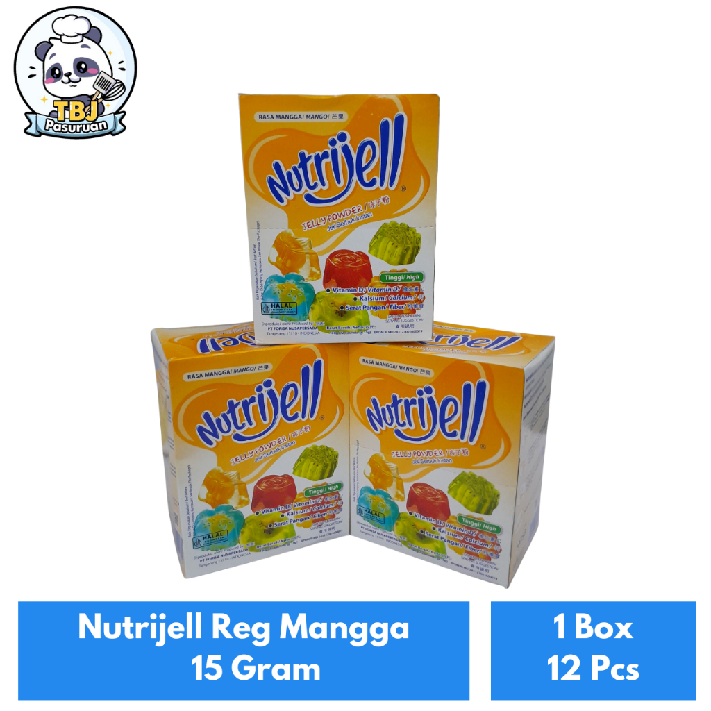 

Nutrijell Reg Mangga 15 Gram Kemasan 1 Box Isi 12 Pcs