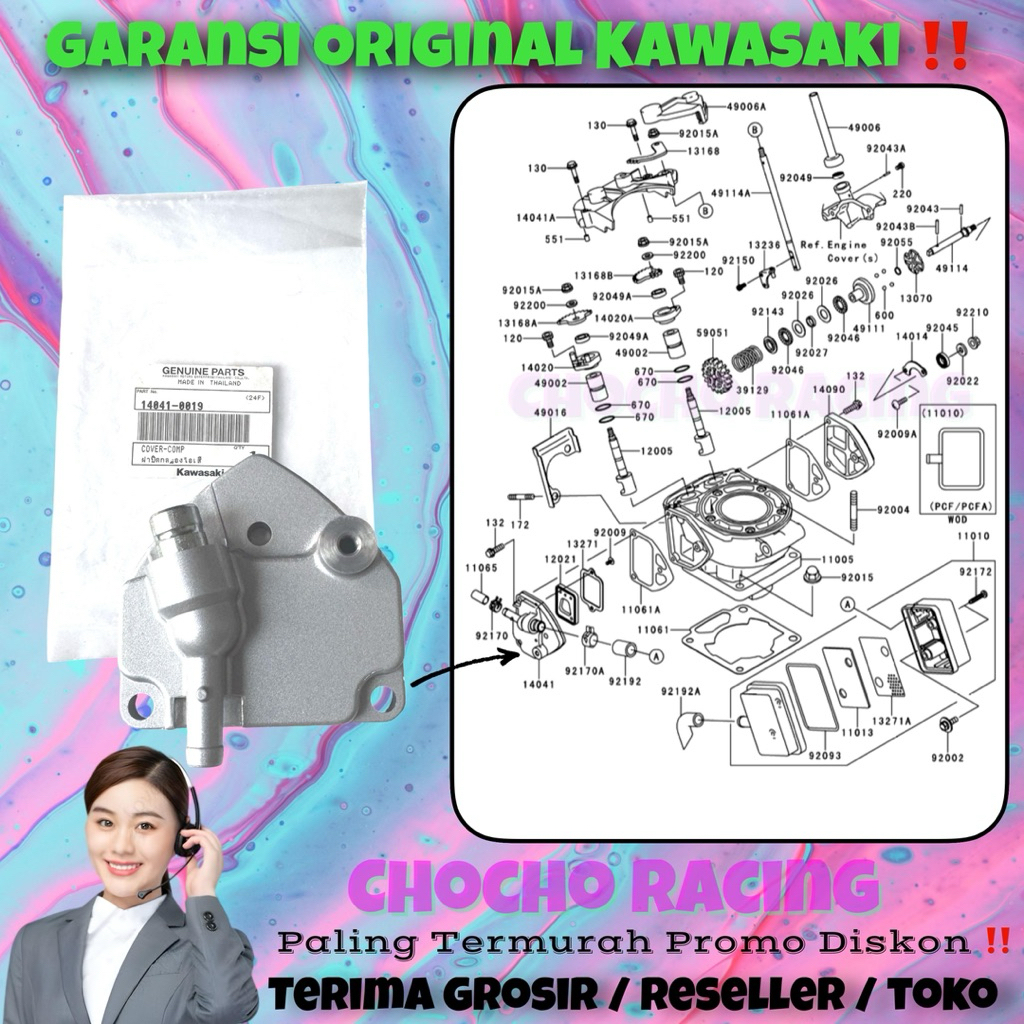 [0019] PROMO DISKON - KAPER PENUTUP KUPING SUPER KIPS HSAS KIRI SILVER NINJA R SS RR OLD NEW ZX CBU 