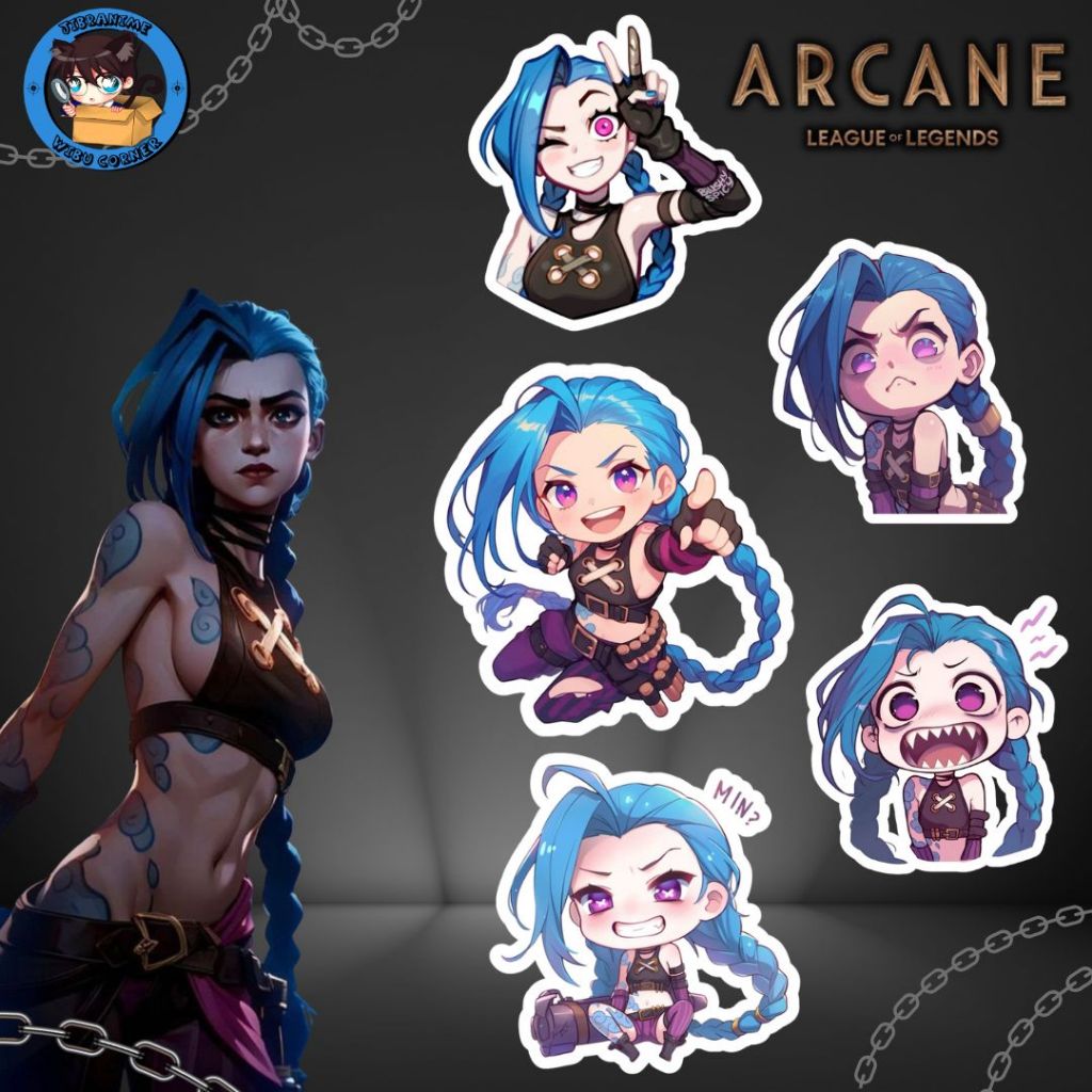 KEYCHAIN / GANTUNGAN KUNCI ARCANE JINX / GAME ARCANE JINX KEYCHAIN