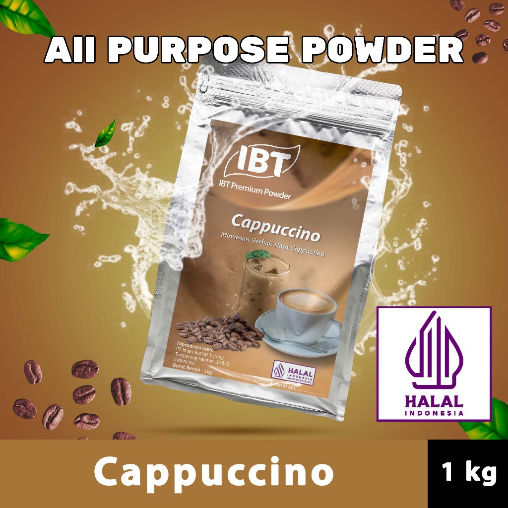 

Bahan Minuman Bubuk Capucino. Cappuccino Bubble Tea Premium Powder Bagus
