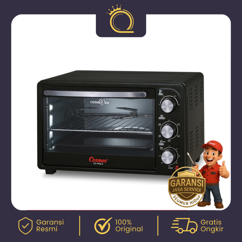 Cosmos Oven Listrik 23 Liter CO-9923 Rotisserie