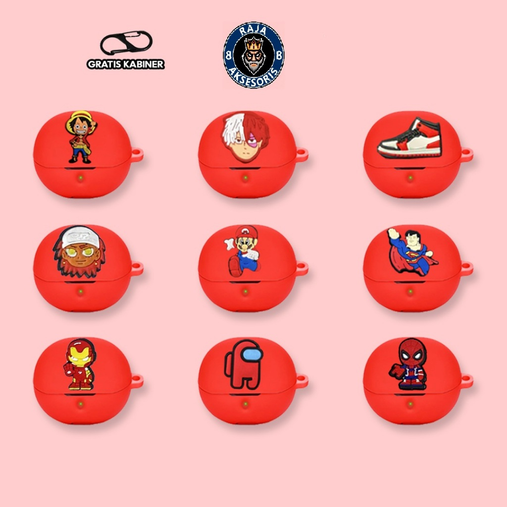 SoundPeats Clear Karakter Softcase Soundpeats Clear & Jibbitz Merah