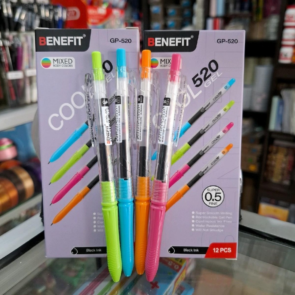 

2pcs Bulpen Gel pen 0.5 COOL520 Gel GP- 520