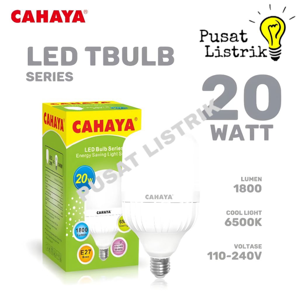 Lampu Bohlam LED 20watt Cahaya Lampu LED 20w Cahaya