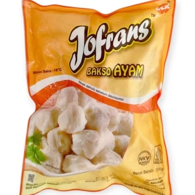 

Jofrans Bakso Ayam 500gr