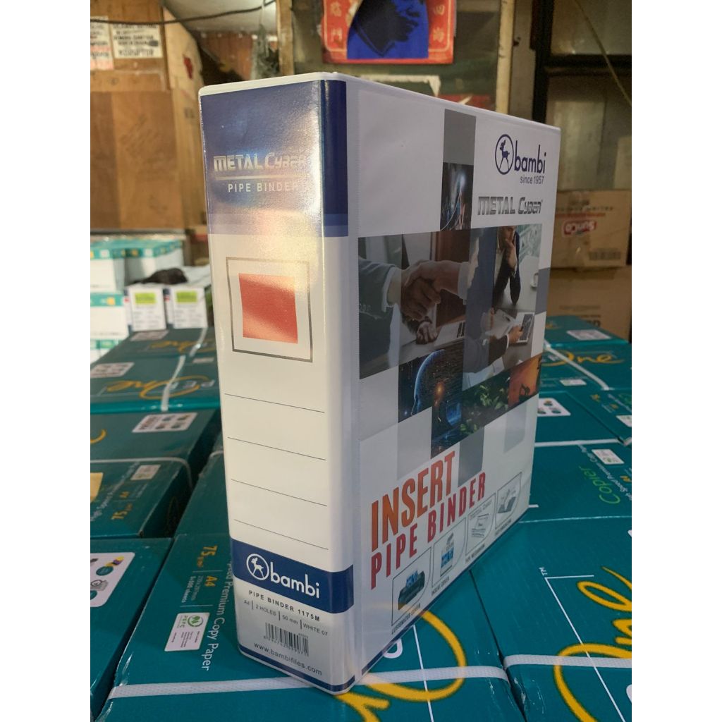 

Insert Pipe Binder Bambi 1175M - Cap. 50 mm
