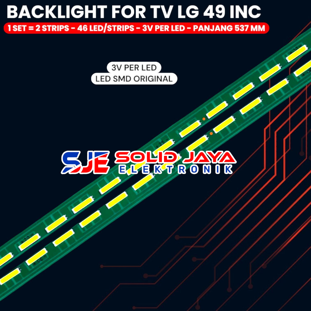 Cuci Gudang Backlight Tv Lg Led 49 Inch 49Lf540T 49Lf590T 49Lx310 49Lh540T 49Lf540 49Lf590 49Lx310