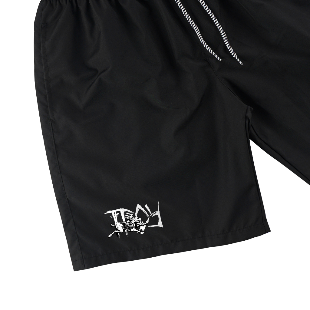 Troy Company Boardshort Black Stabbed - Celana Pendek Hitam PTD 3237