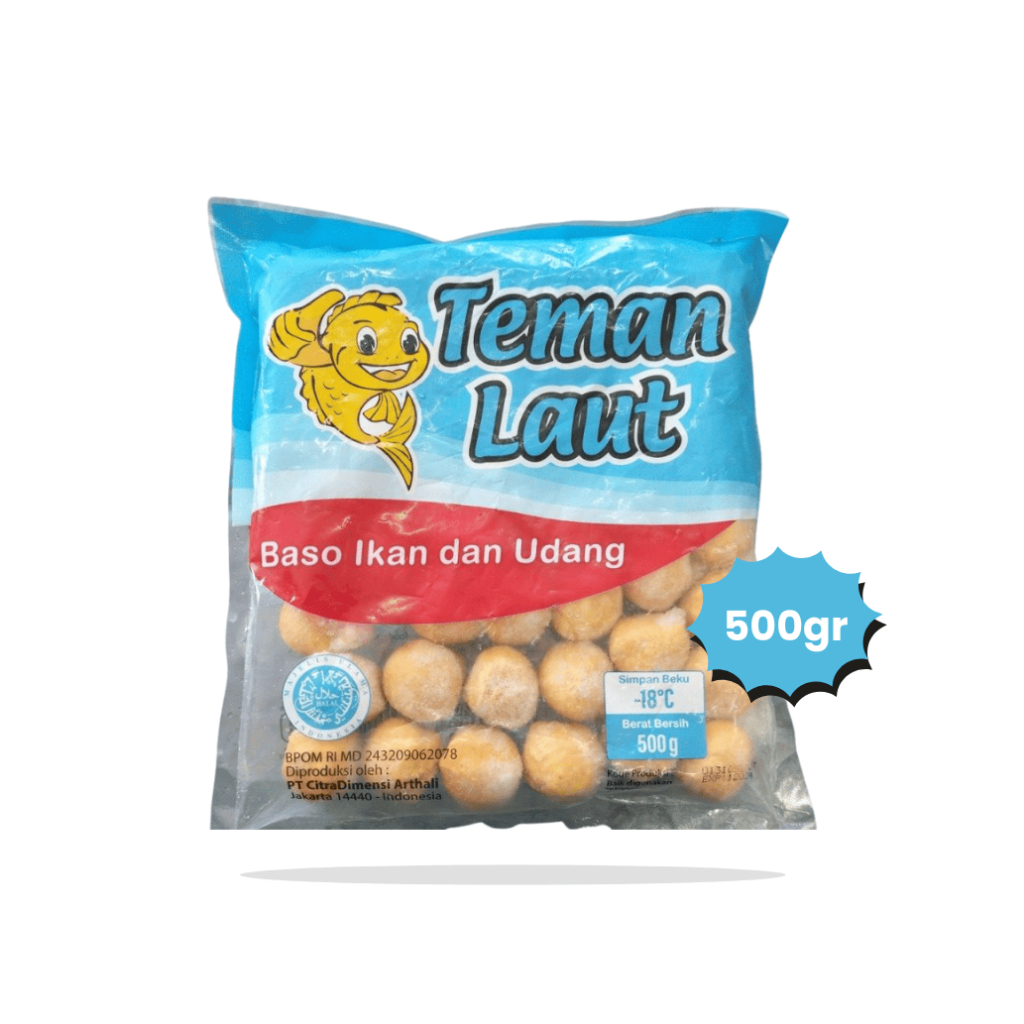 TEMAN LAUT BASO IKAN 500GR | Frozen Food Teman Laut Baso Ikan 500gr Teman Laut Baso Ikan 500gr