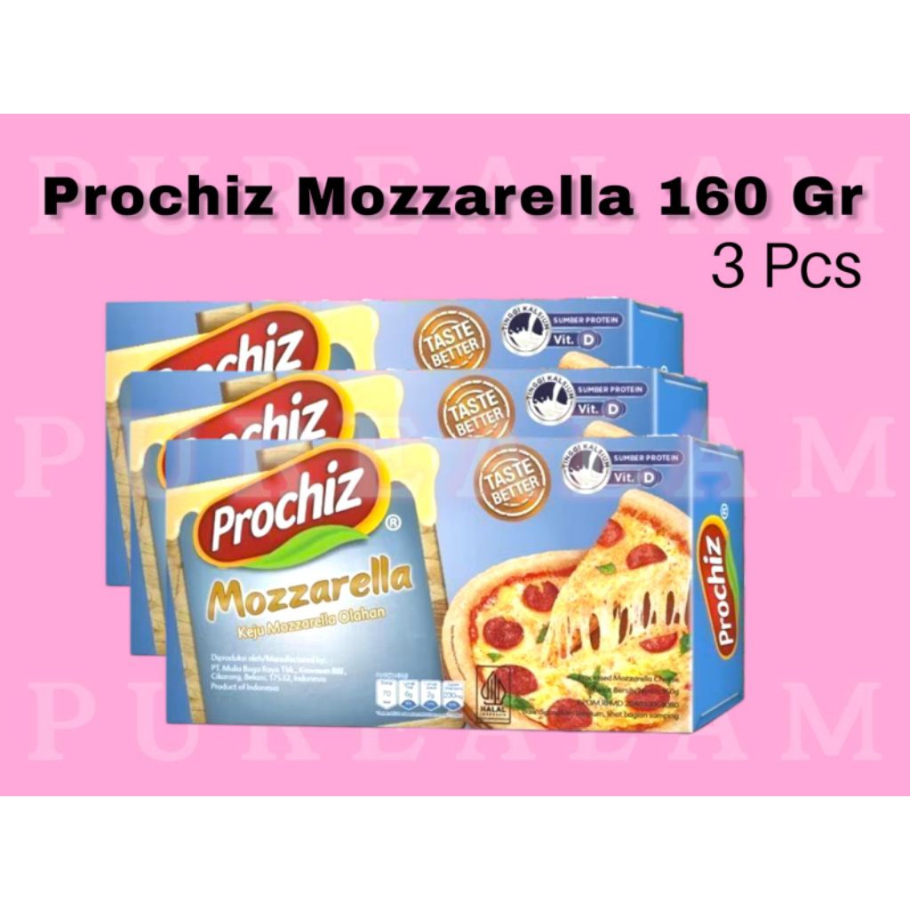 

KEJU PROCHIZ MOZZARELLA Isi 3 PCS 160gr Murah Banget