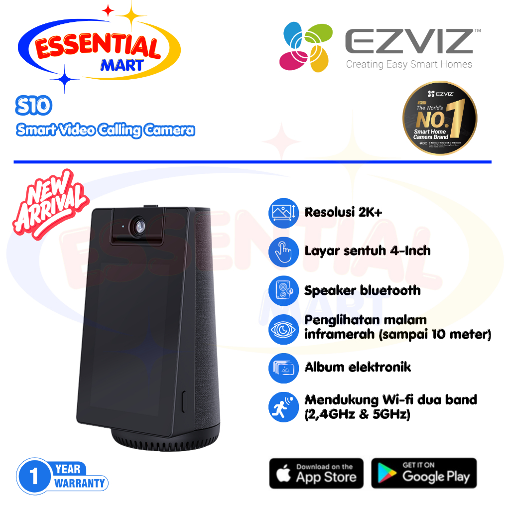 CCTV EZVIZ Smart Video Calling Camera S10 4MP Camera Indoor