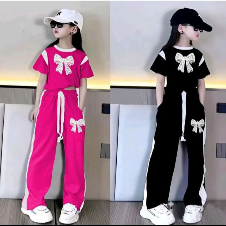 setelan anak perempuan terbaru model skena  buat 1-12 tahun/ baju anak perempuan viral