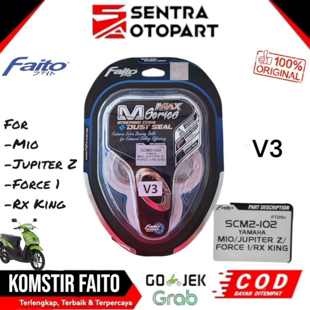 Komstir comsteer cones racing faito v3 jupiter mx mio rxking byson mio j mio m3 fino