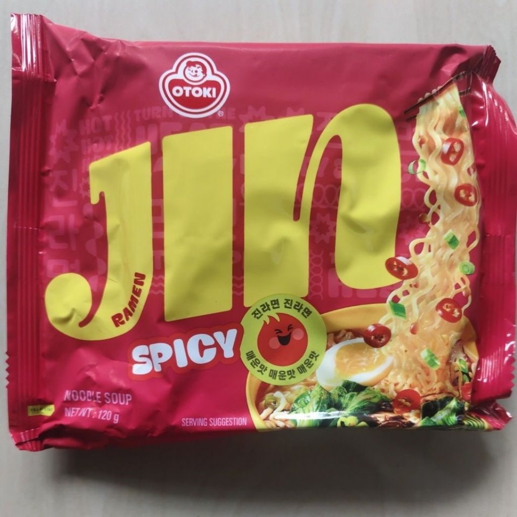 

jin ramen spicy 120g.non halal