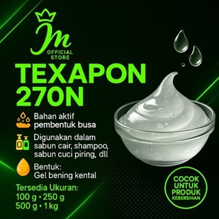 Texaphone 100 gr / Emal 270N / N 702 U / Texapon / Bahan Sabun / Paket Cupir