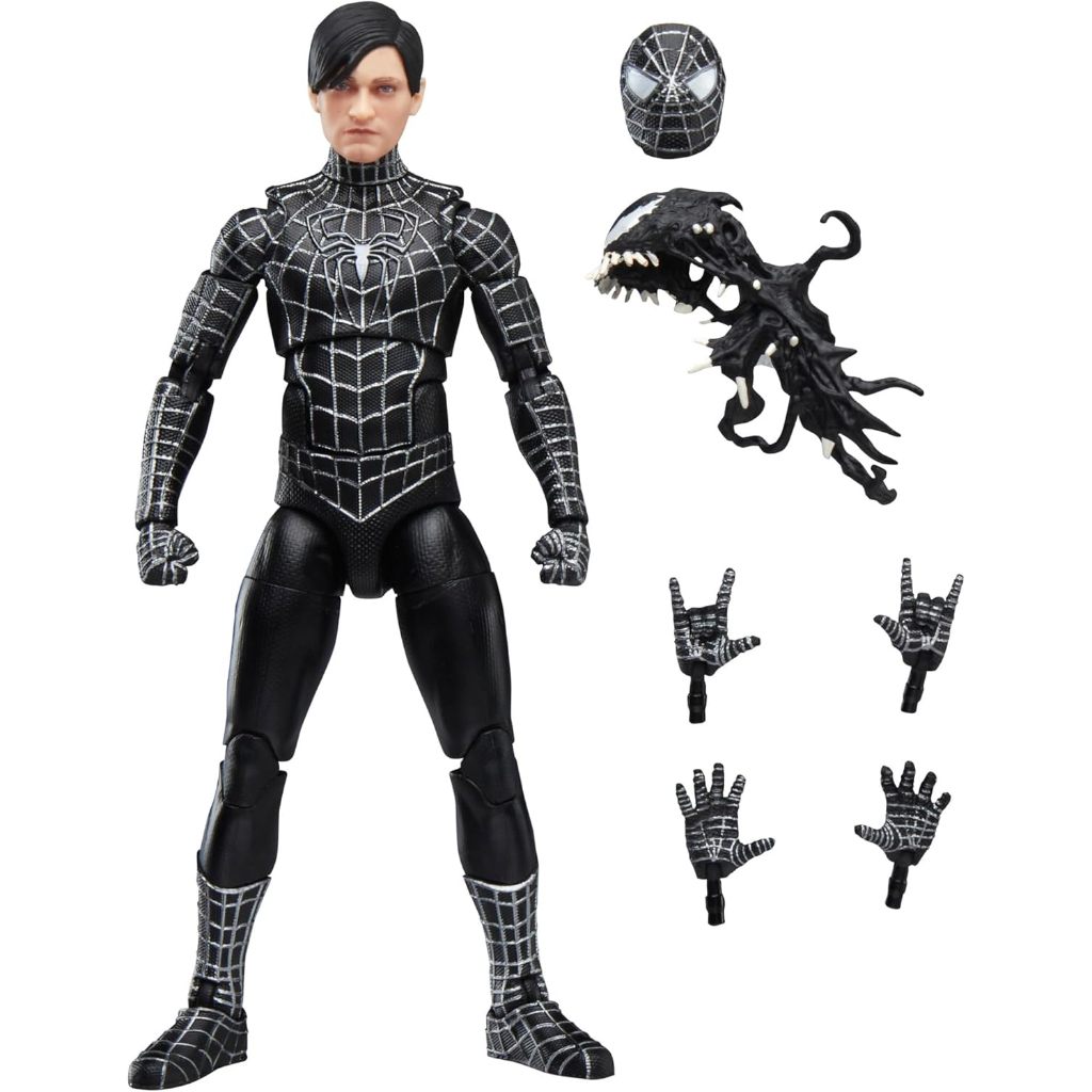 Marvel Legends Series Spider-Man, Spider-Man 3 Collectible 6 Inch Action Figure with Symbiote Access