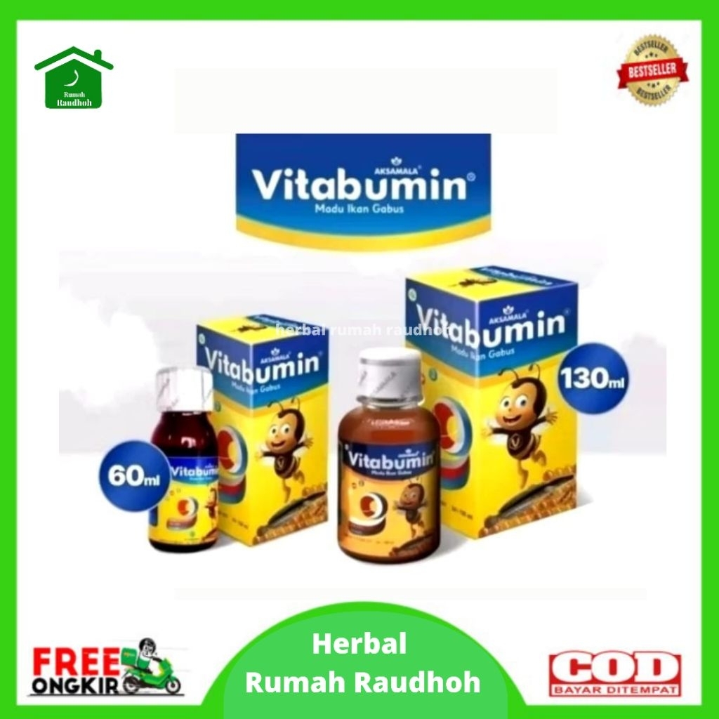 VITABUMIN - MADU IKAN GABUS ORIGINAL 60 ML / 130 ML