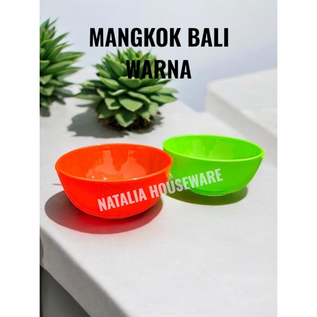 MANGKOK BALI/MANGKOK KUAH SEMI MELAMIN (1LUSIN=12BIJI)