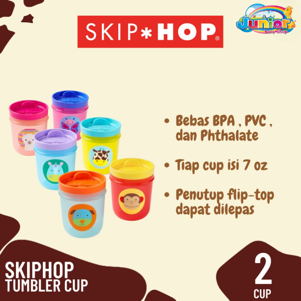 SkipHop Zoo Tumbler Cup - Gelas Minum Anak
