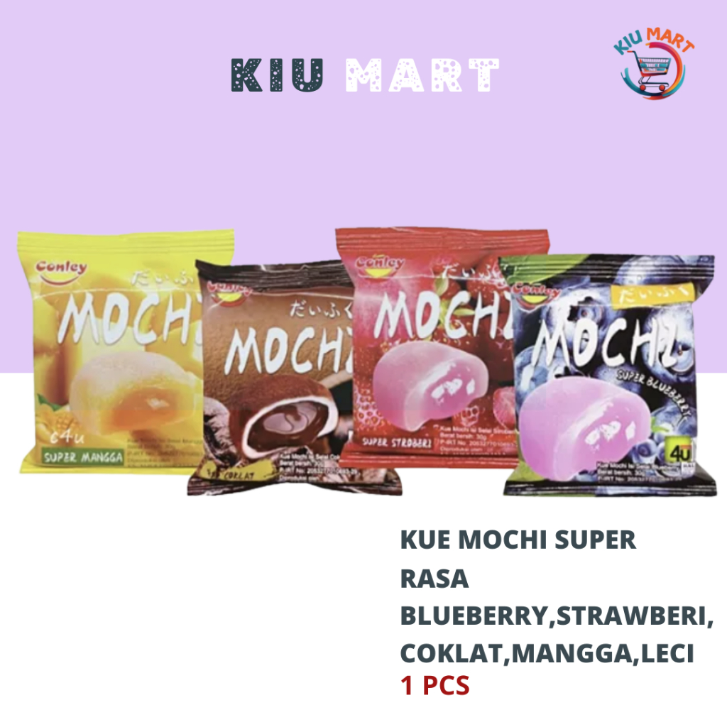 

Conley Mochi 1 box isi 12 pcs lembut kenyal dan enak all varian