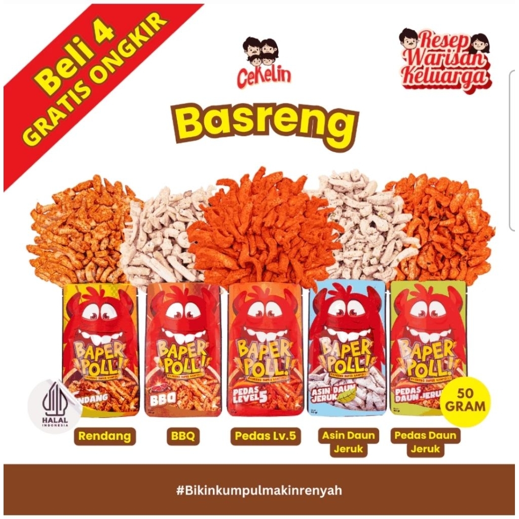 

SNACK CAMILAN BASRENG CEKELIN