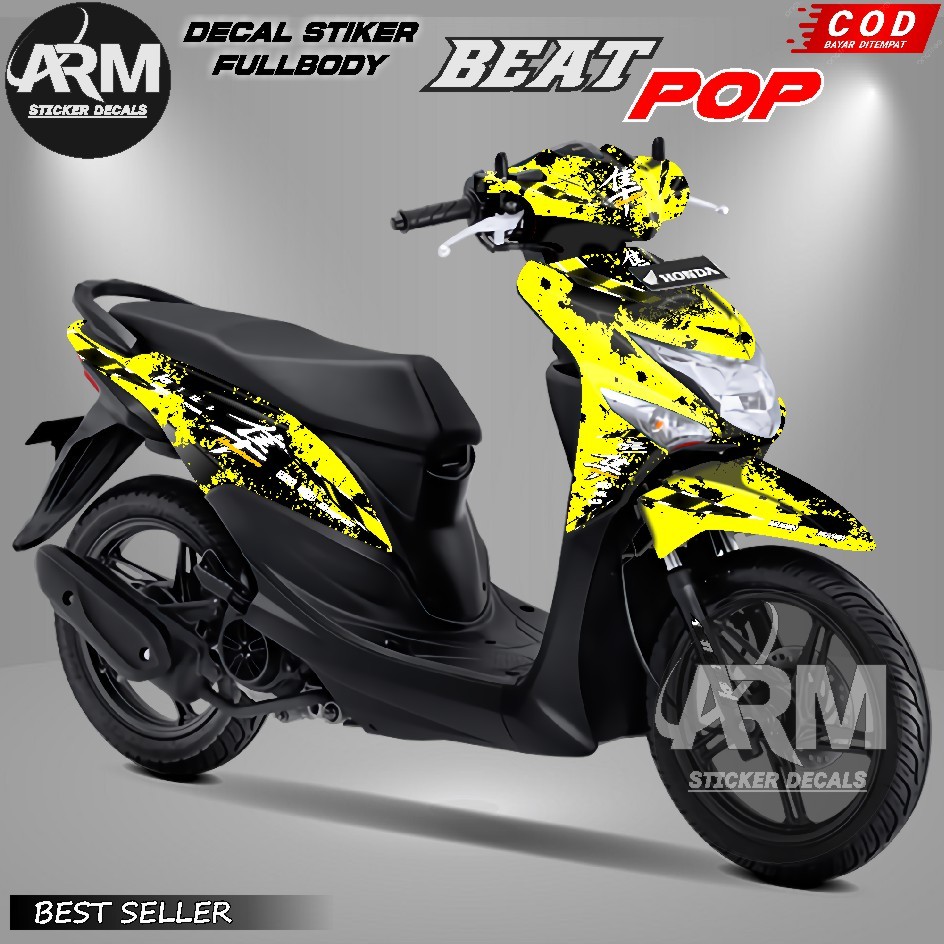 Decal Beat POP Full Body Stiker Beat POP Full Body Dekal Beat POP Full Body Variasi Hayabusa