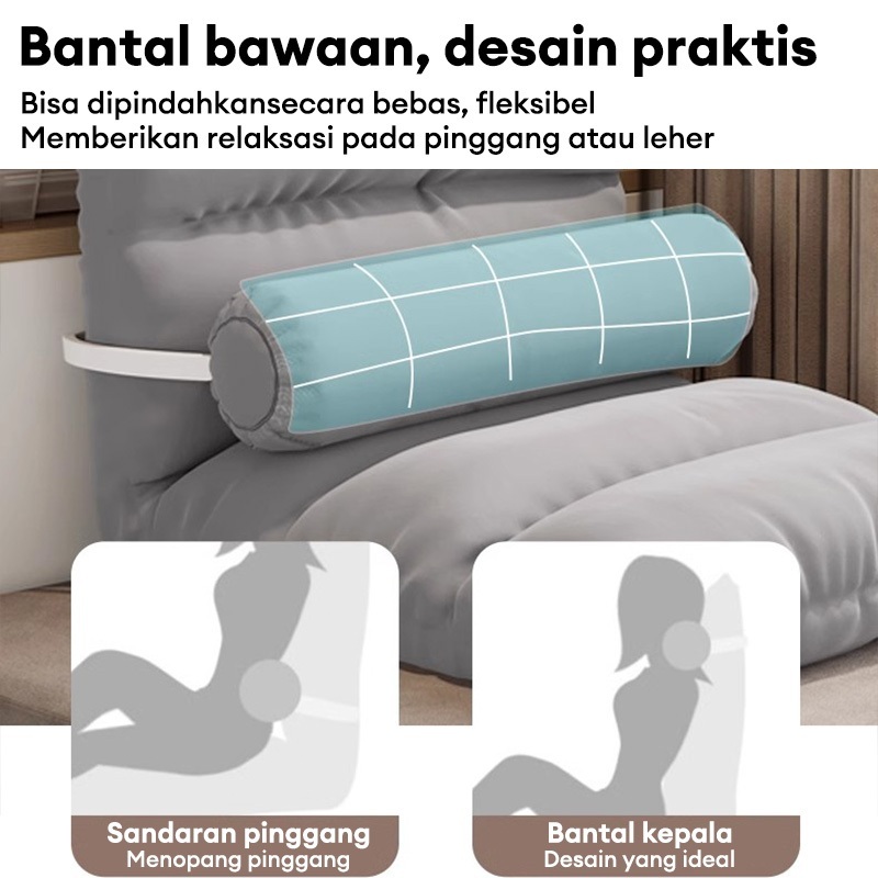 Uddjaya_ Kursi Lipat Lesehan Sofa Lipat Sofa Malas Dengan Pinggang Sofa Lesehan Lipat Jumbo Kursi