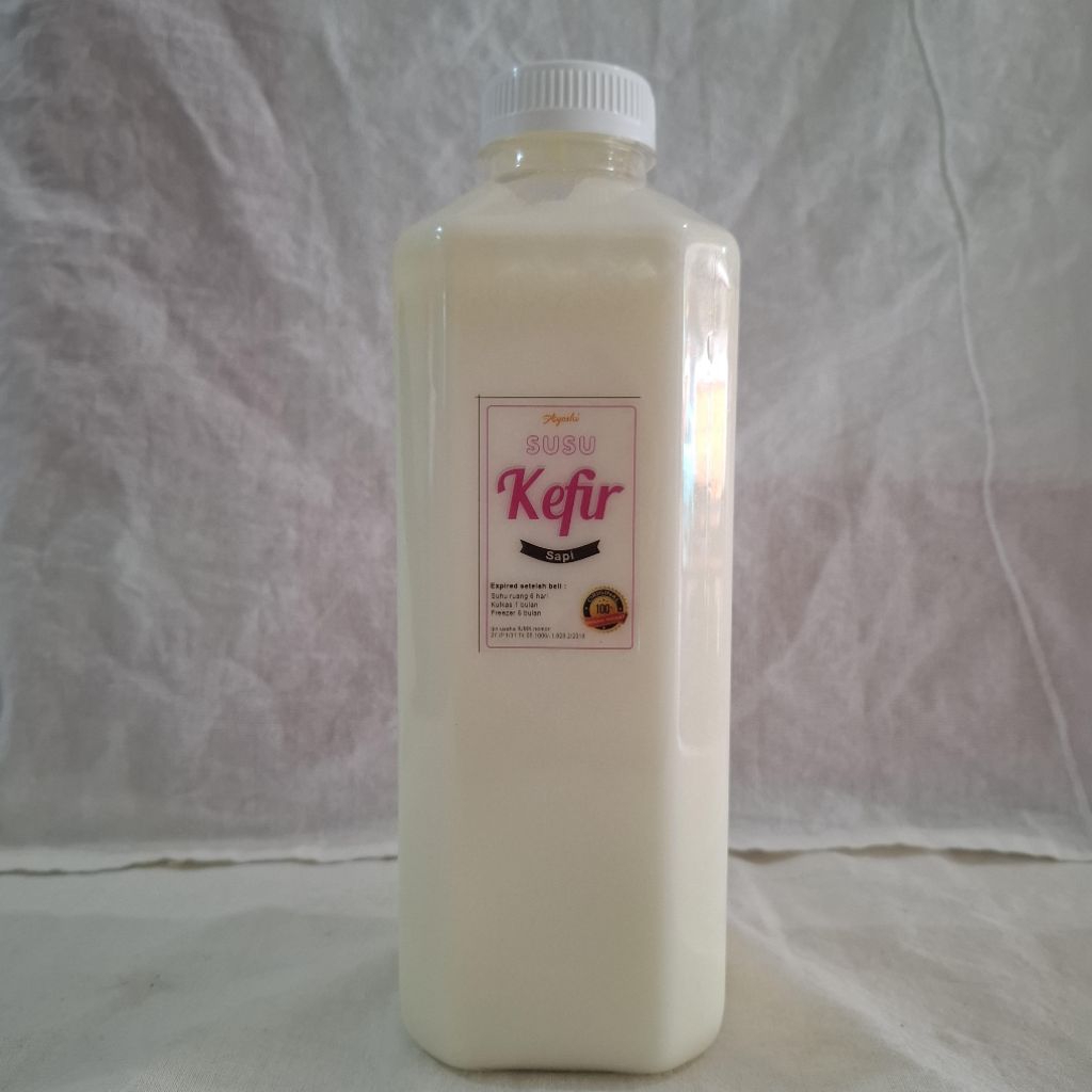 Susu Kefir SAPI Fermentasi 48Jam Original Botol 1 Liter