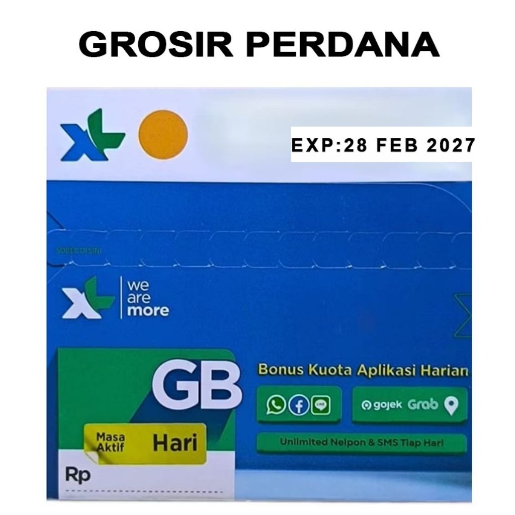 Perdana XL Segel SERI [0818181xxxxxx]
