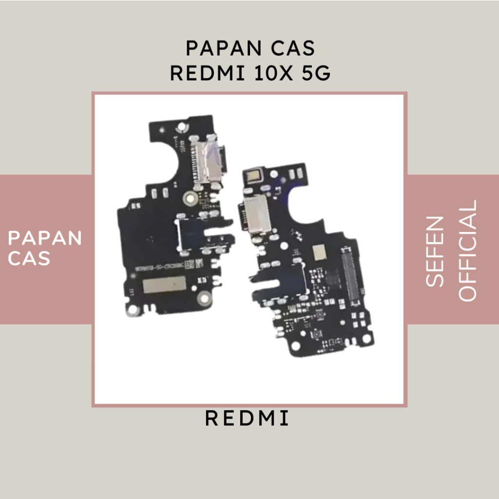 FLEXIBEL PAPAN REDMI 10X 5G KONEKTOR CAS CHARGER HF MIC