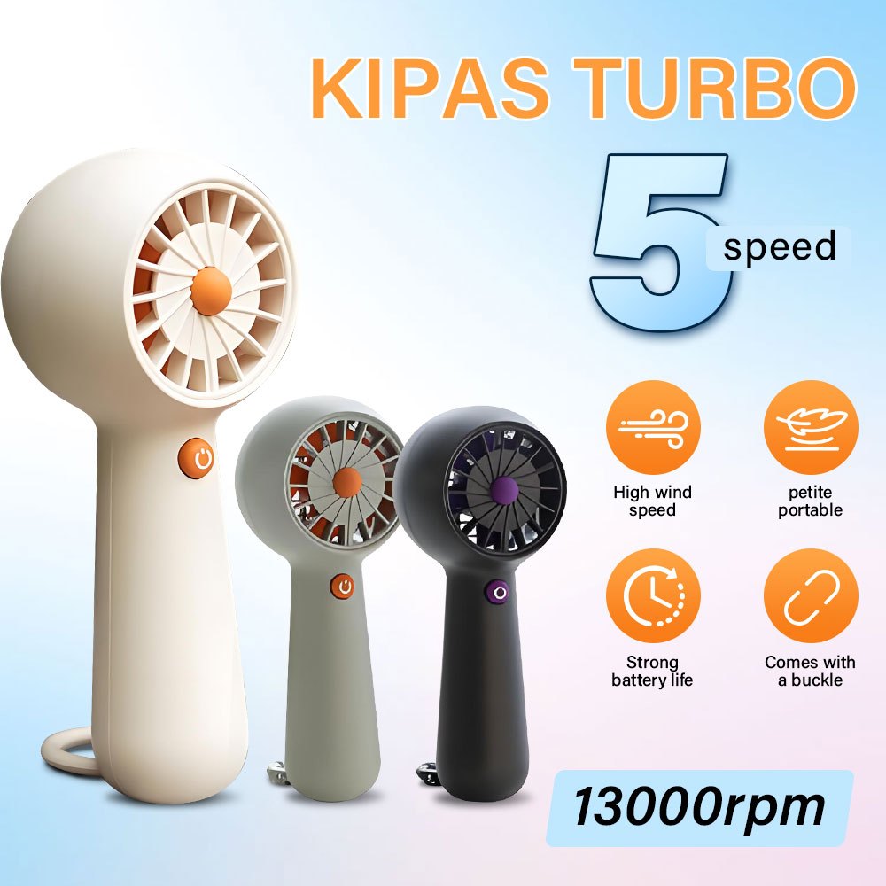 Portable Mini Fan with Hook Usb Untuk Outdoor Kipas Angin Genggam Kipas Angin Listrik Portabel Kecil