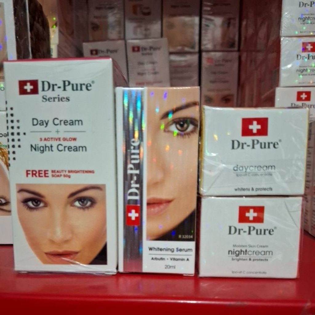 DR PURE 1 PAKET ORIGINAL 100% - PAKET PEMUTIH WAJAH BPOM MURAH