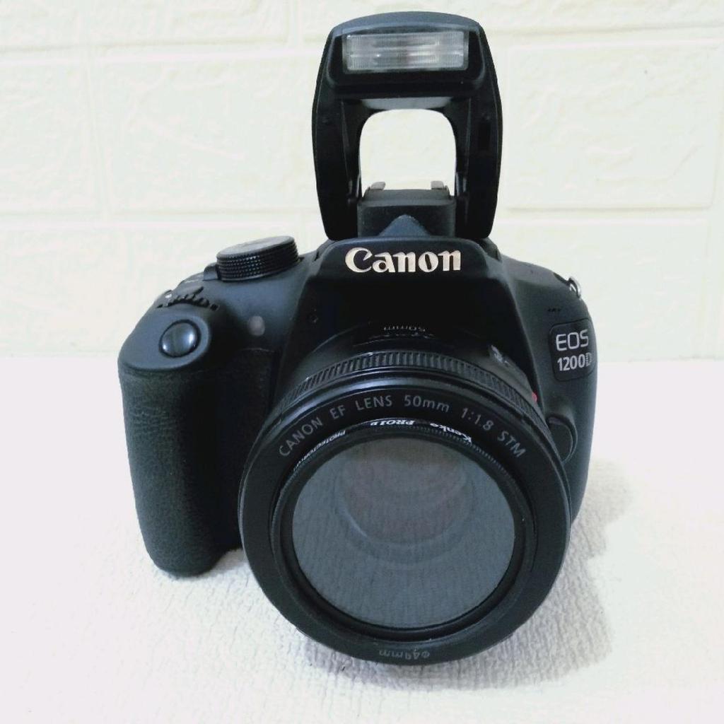 Canon 1200D Lensa 50mm Canon Camera DSLR