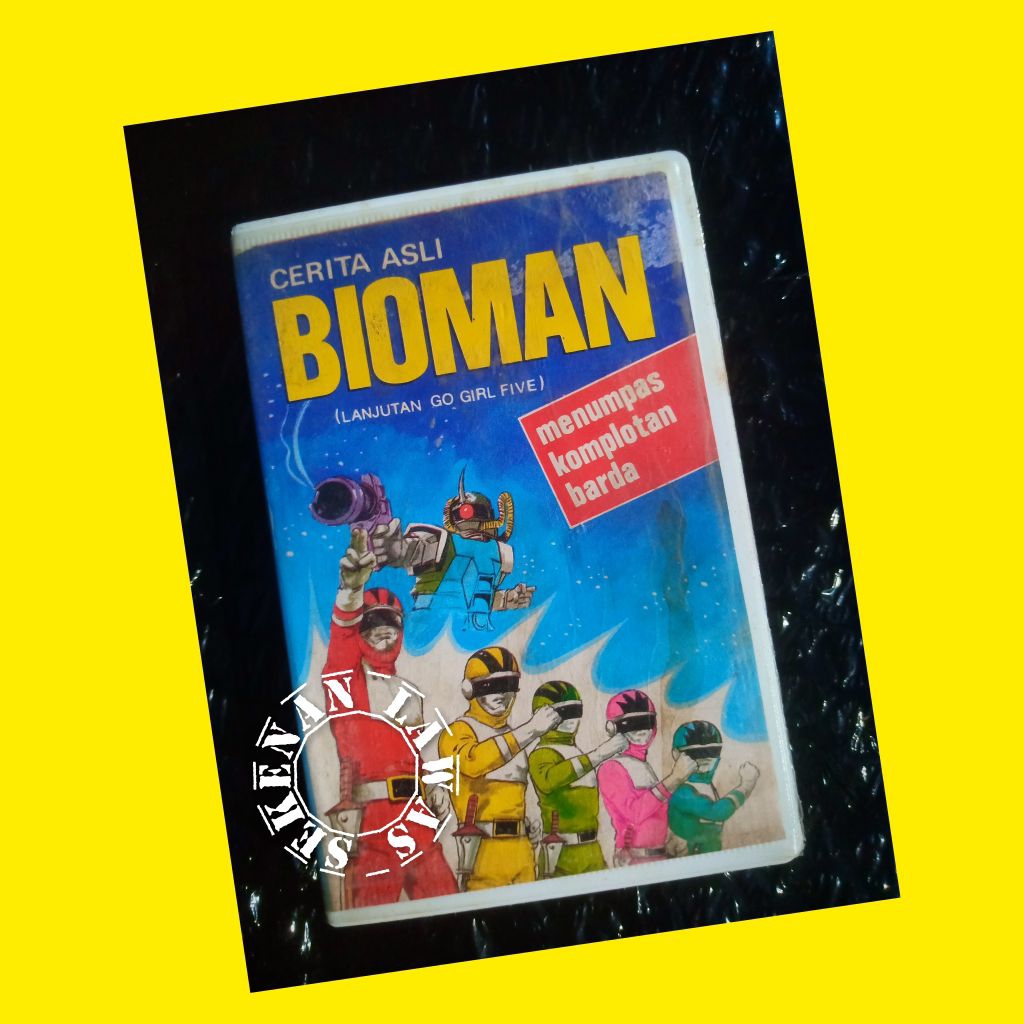 Kaset Cerita Anak Bioman - Menumpas Komplotan Barda (Cover Ada Noda / Pita Bagus)