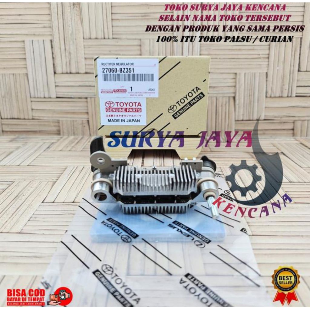 Rectifier Silicon Alternator Calya Sigra Agya Ayla Original OEM