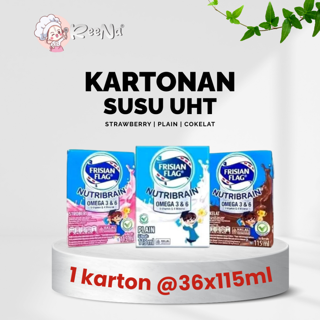 

Susu UHT Frisian Flag 115 ml/110 ml 1 Dus – Stroberi, Cokelat & Plain (Isi 36 Kotak)